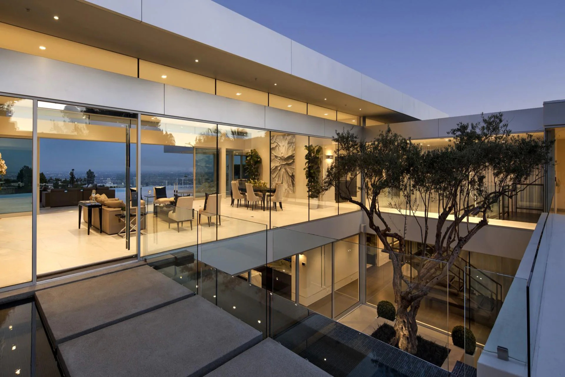 contemporary estate in california