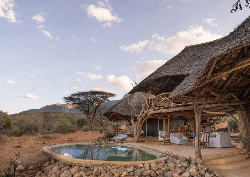 luxury eco-tented safari